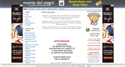 Desktop Screenshot of monte-dei-pegni.com